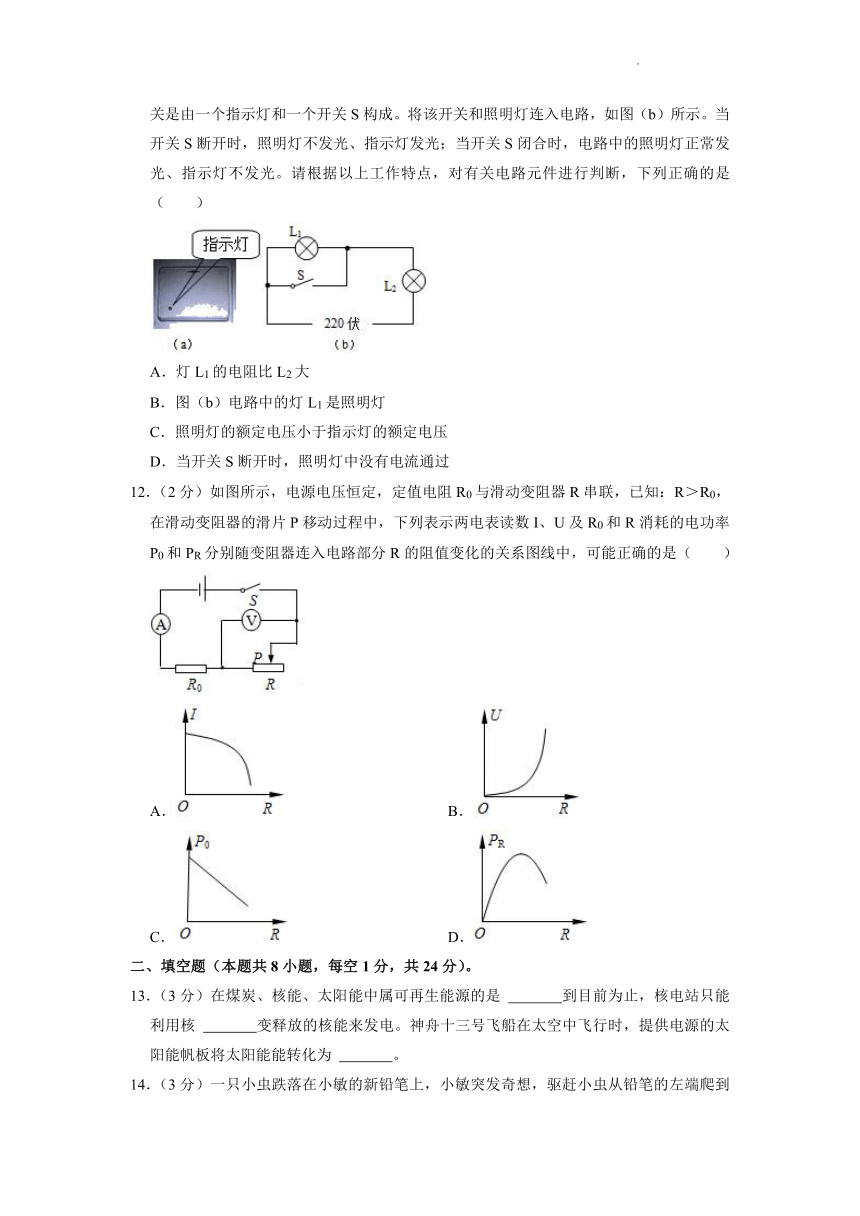 2022年江苏省盐城市建湖县中考物理一模试卷（有答案）