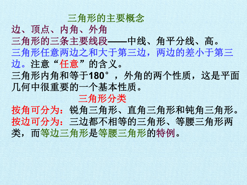 华东师大版七年级下册数学 第9章 多边形复习课件 (共18张PPT)