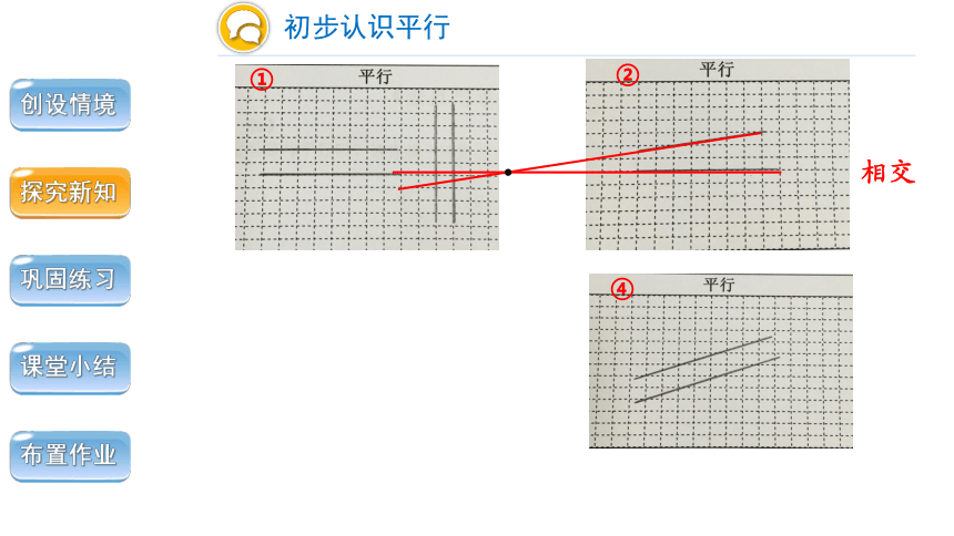 小学数学人教版四年级上第五单元第1课时认识平行与垂直精品教学课件（共25张ppt）