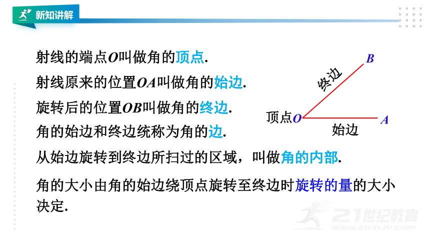 湘教版七上数学4.3.1角与角的大小比较 课件（共28张PPT）