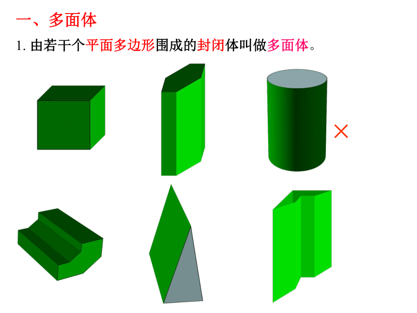 沪教版（上海）数学高三上册-15.1多面体课件（共14张PPT）