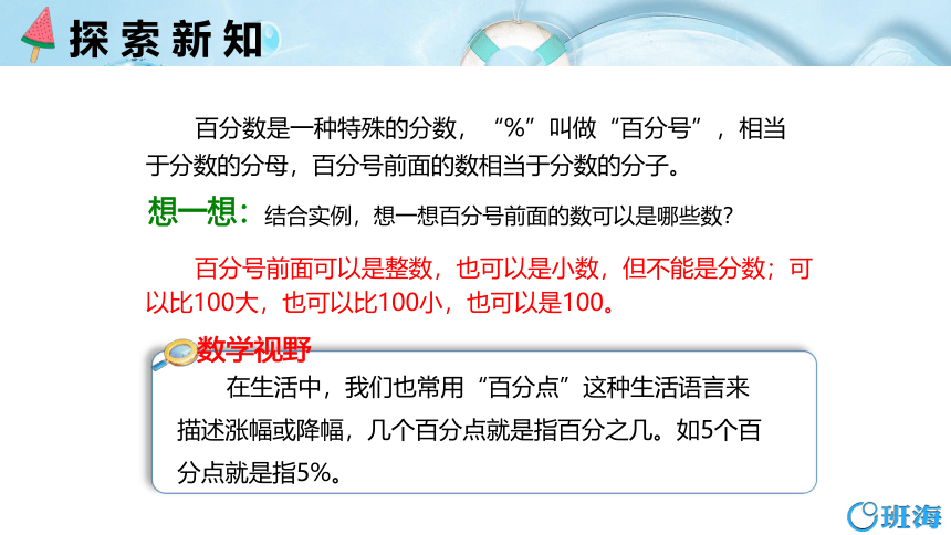 人教版（新）六上 第六单元 1.百分数的意义和读、写法【优质课件】