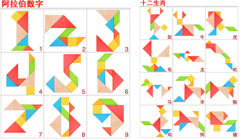 辽海版 一年级下册美术 第5课 彩色七巧板｜课件（43张PPT）
