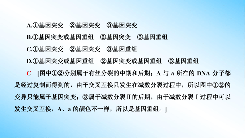 【课件版学案】第5章(微专题2) 基因突变和基因重组类型的判断  人教版2019必修2(共18张PPT)