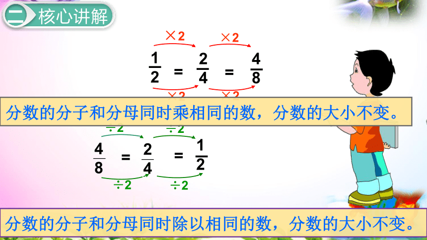 人教版五年级下册数学4.5分数的基本性质 同步课件