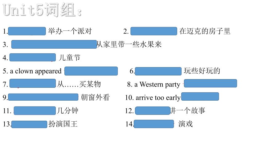 译林版（三起）六年级下册英语课件-Unit5-8知识点复习(共40张PPT)