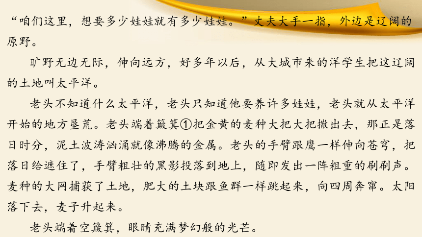 2022届高考语文复习现代文阅读Ⅱ：小说探究：语言艺术课件（42张PPT）