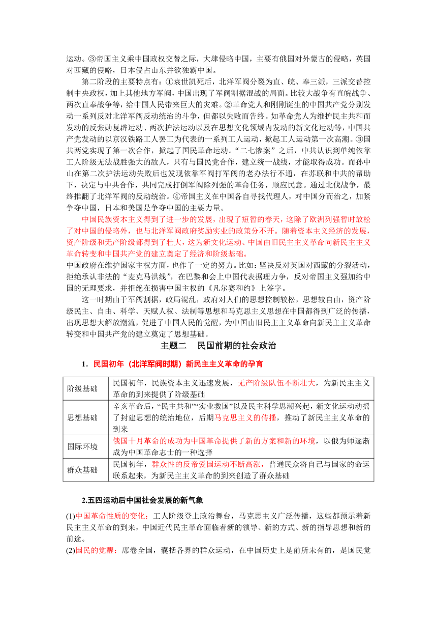 2023考前聚焦历史第29题【三轮冲刺学案】（规律总结+主题突破+十年真题+两年模拟+原创押题）（含解析）