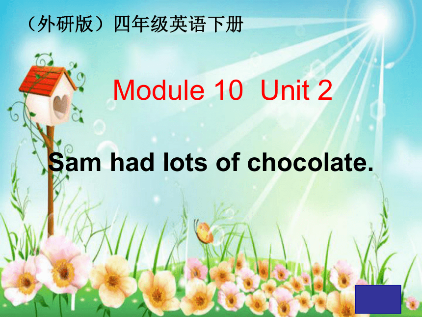 Module 10 Unit 2 Sam had lots of chocolate2课件（共24张PPT）