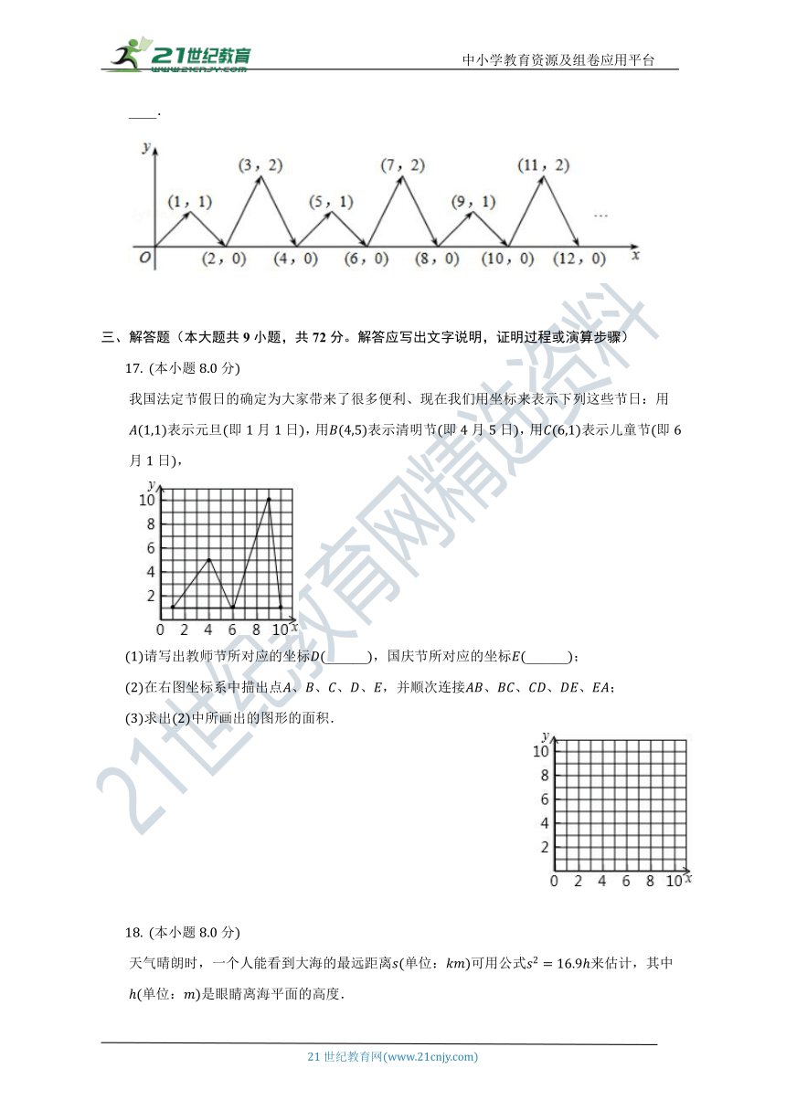 第4章 图形与坐标单元测试卷（困难 含答案）