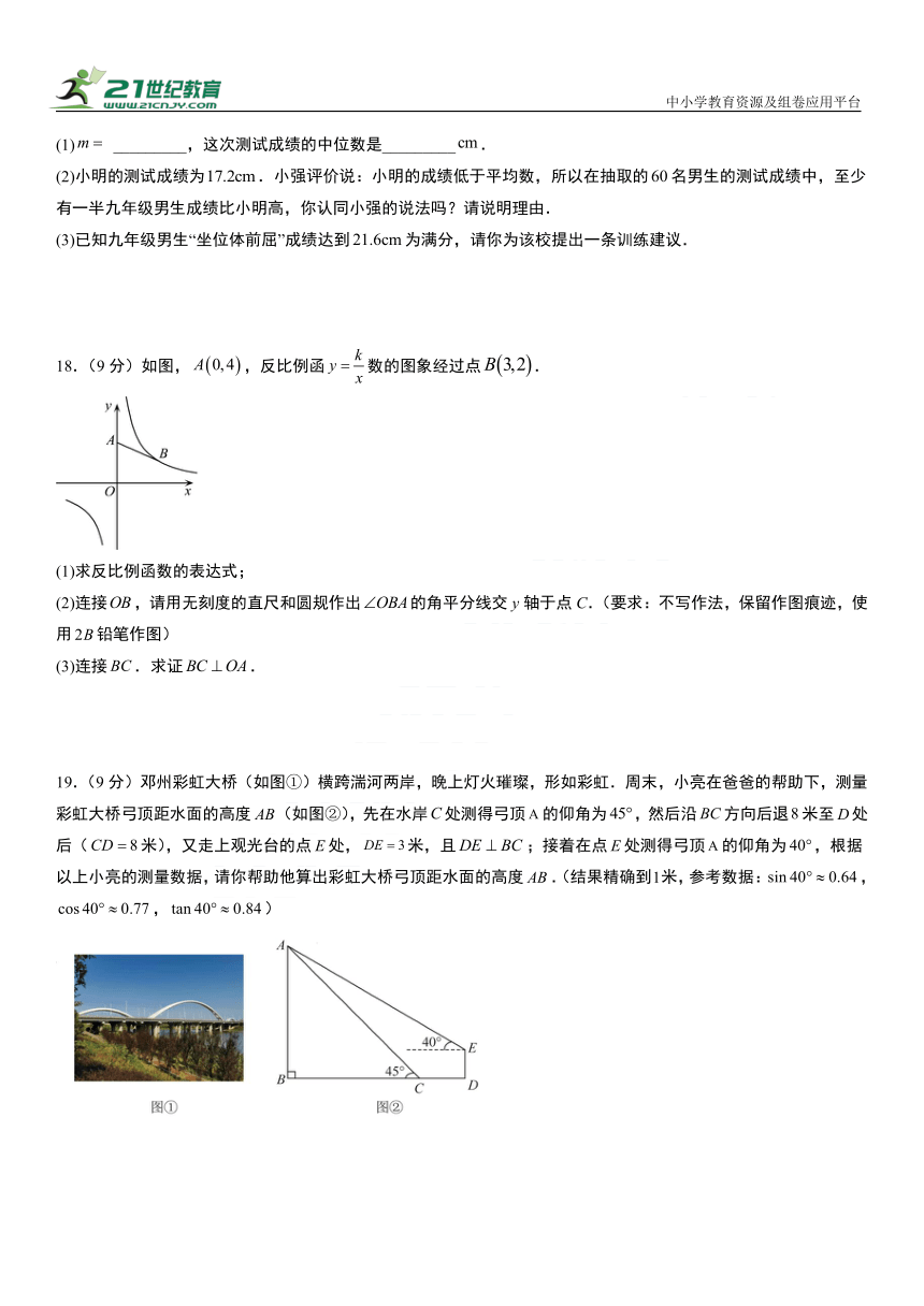 河南省2023年初三中考模拟考试数学卷（含解析）