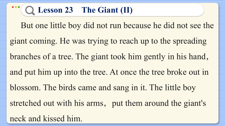 Lesson 23  The Giant (II) 课件（共42张PPT)