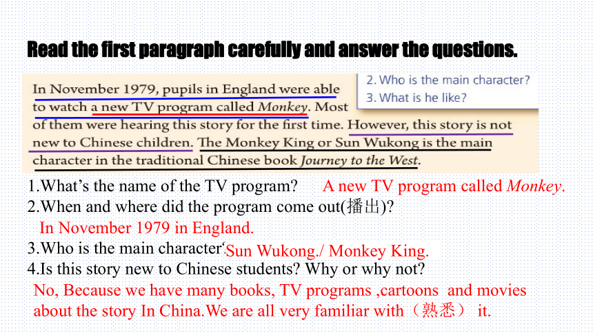 人教新目标Go For It! 八年级下册 Unit 6 An old man tried to move the mountains.Section A 3a-3c 课件 (共31张PPT，含内嵌音