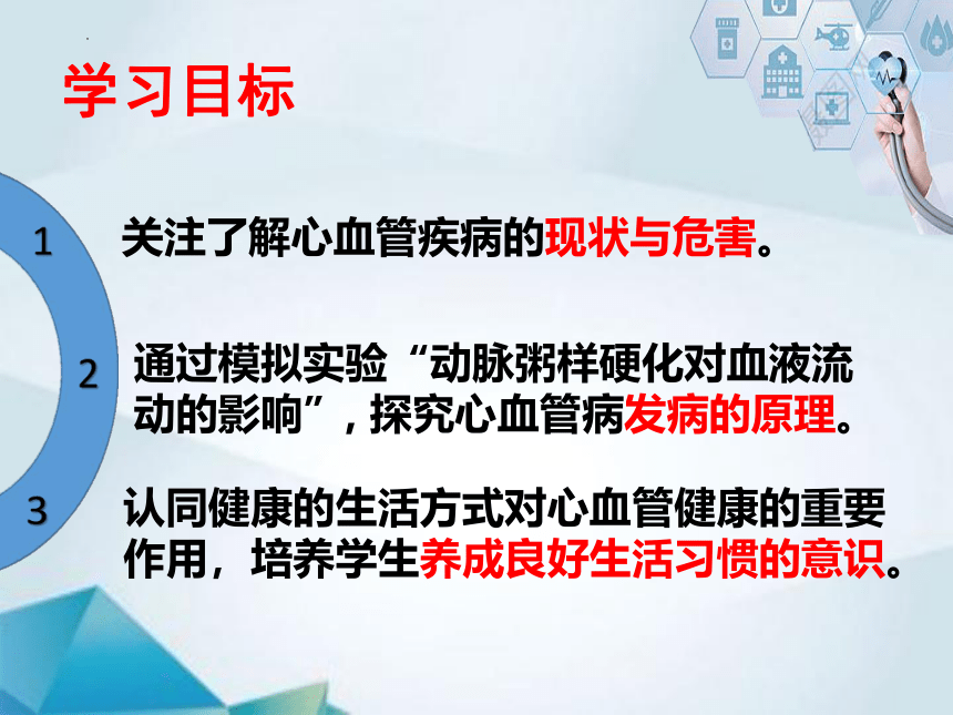 第四章第四节关注心血管健康课件(共17张PPT)2022--2023学年鲁科版生物七年级上册