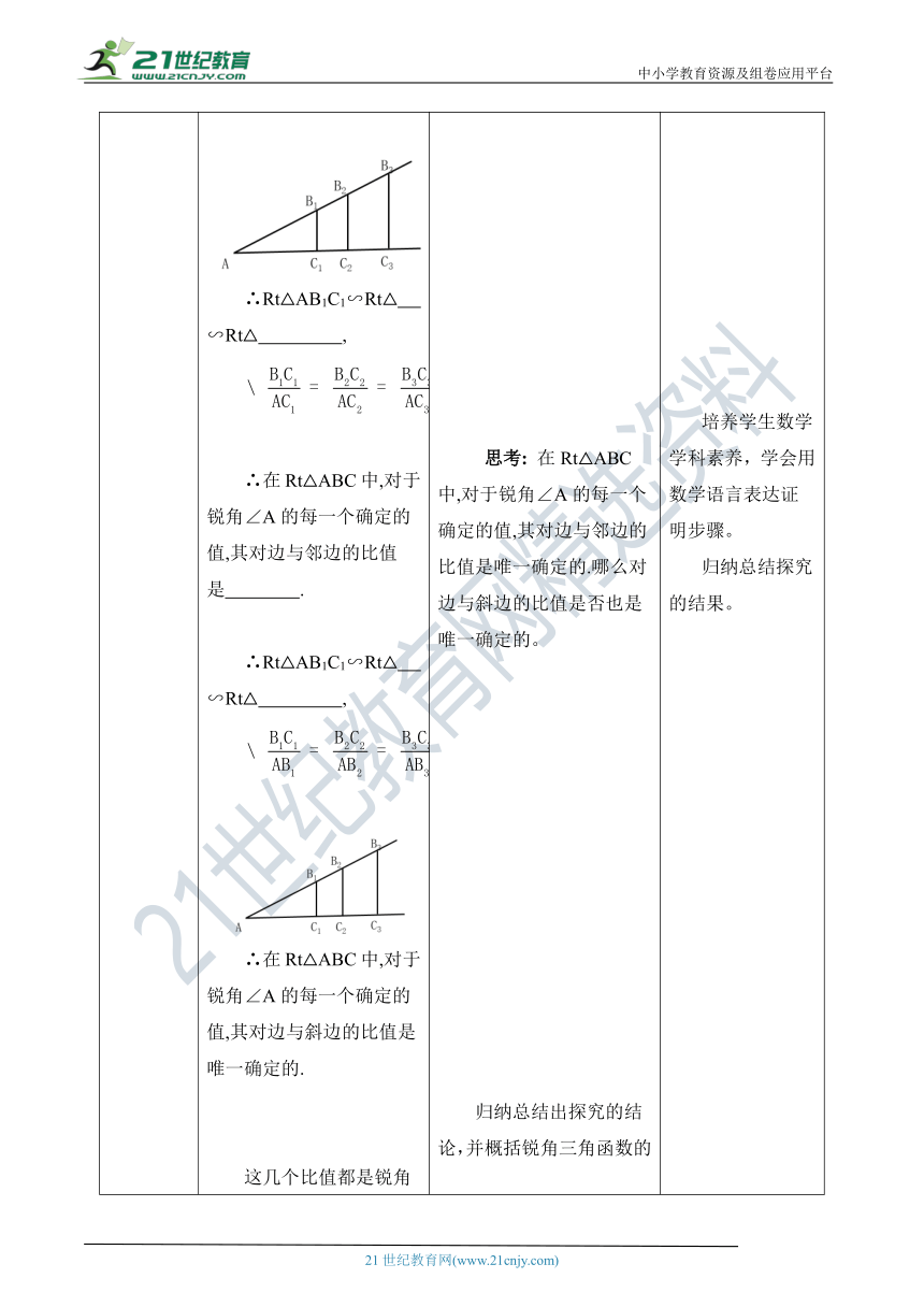 【精品原创】人教版数学九年级下册 28.1.1 《正弦函数和余弦函数》教案