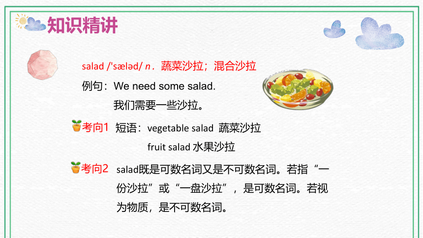 人教版（新）五上 Unit 3 What would you like Part A 第2课时 Let's learn~Let's spell 【优质课件】