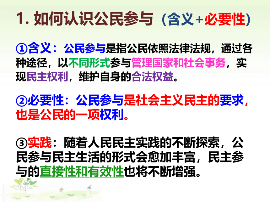 3.2参与民主生活 课件(43张PPT）