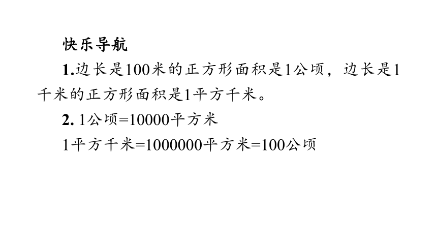 小学数学人教版四年级上2_公顷和平方千米课件(共12张PPT)