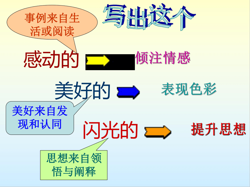 2023届高考作文指导作文里的感情课件(共47张PPT)