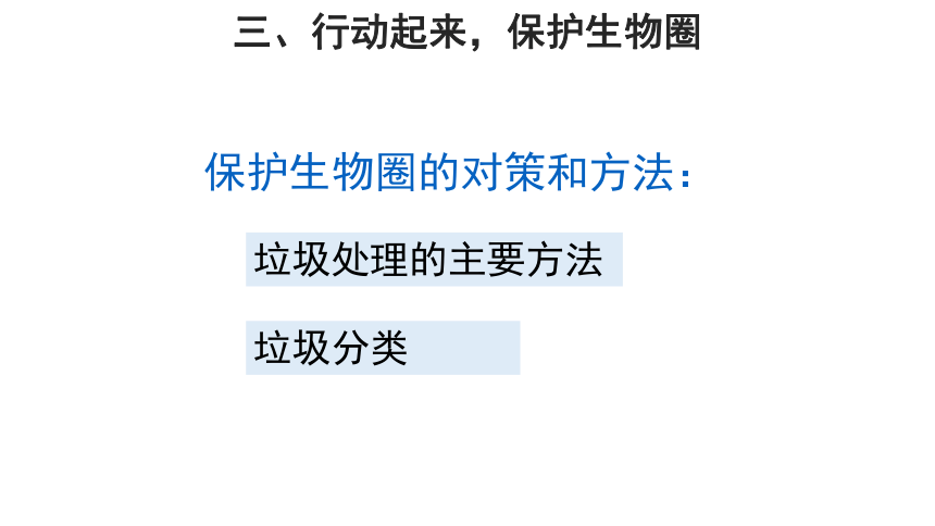 苏教版七年级生物下册第十三章第二节  保护生物圈——从自身做起 课件（20张PPT）