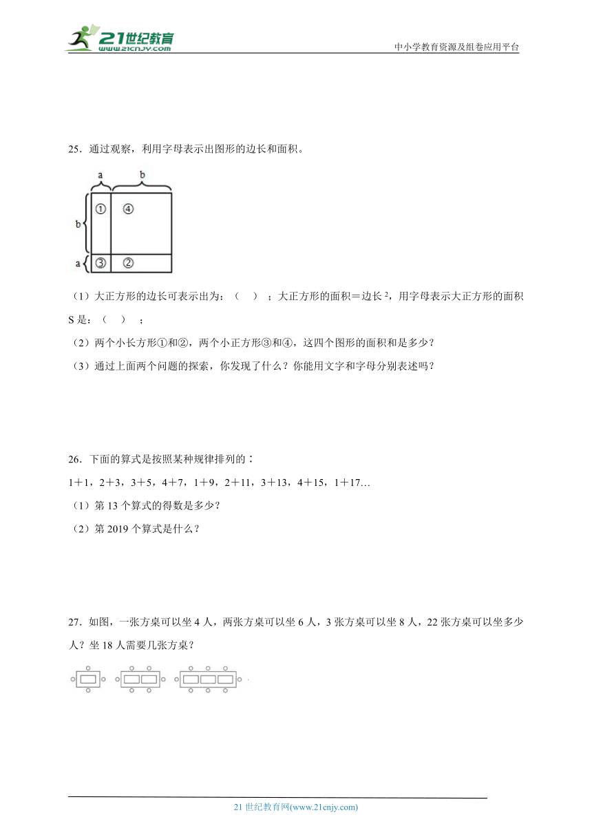 小升初七大专题：探索规律（专项突破）-小学数学六年级下册北师大版（含解析）