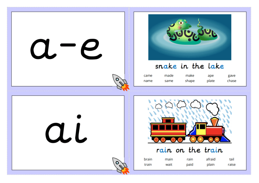 通用小学英语 图说英语自然拼读常见元音组合