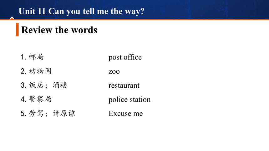 Module 6 Direction Unit 11 Can you tell me the way？课件（共62张ppt）