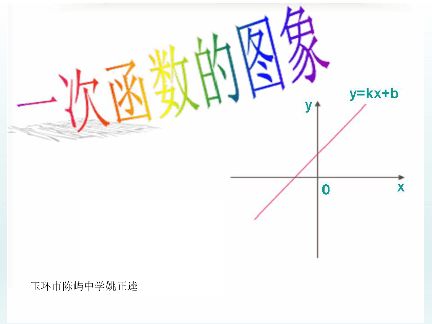 人教版数学八年级下册课件：19.2.2一次函数的图形(共15张PPT)