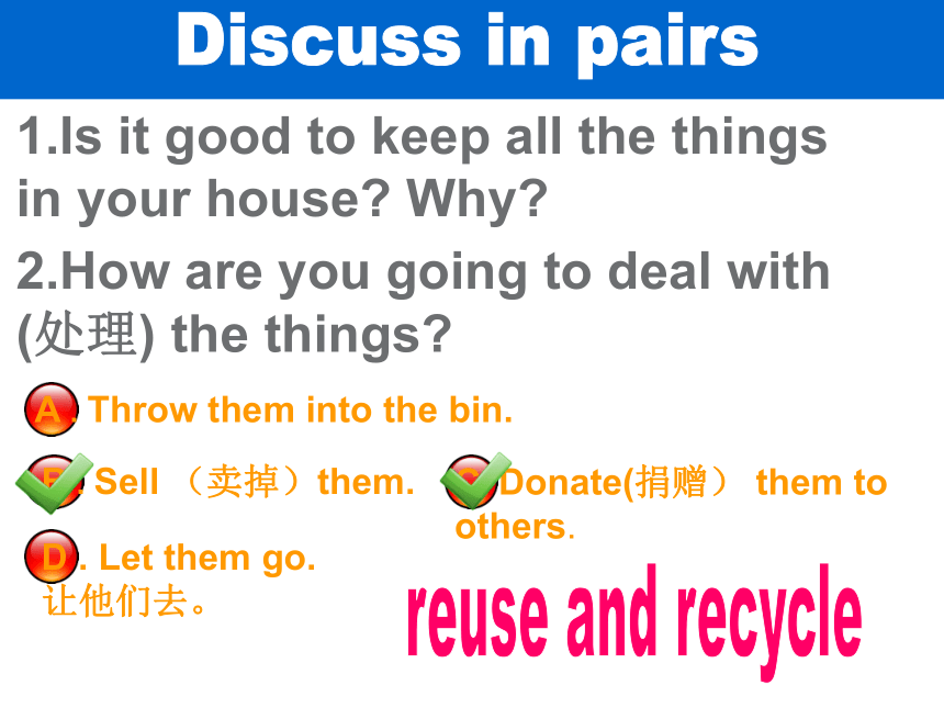 Project 2 Reuse and recycle-Part C D & E课件（共35张PPT）