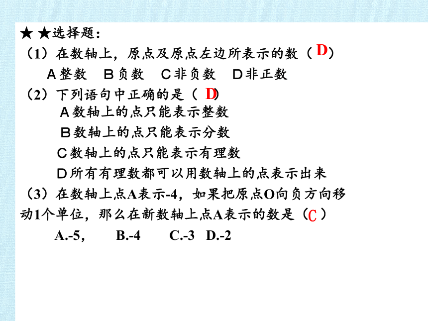 青岛版初中数学七年级上册 第2章有理数复习课件(共24张PPT)