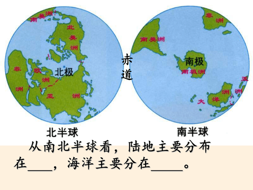 湘教版七年级上册 地理 课件 2.2世界的海陆分布（41张PPT）