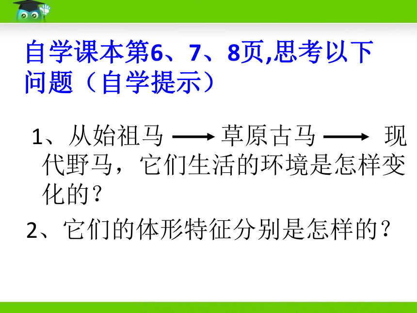 湘教版（2001）六年级下册科学课件-2 物竞天择（课件18张ppt）