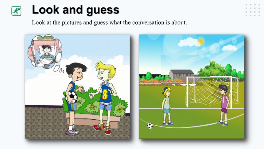 （新课标）Unit 1 Playing Sports Topic 2 I'll kick you the ball again Section A 课件(共28张PPT)+内嵌音视频