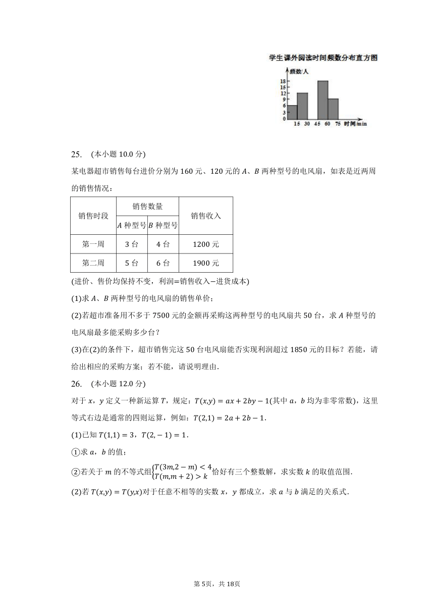 2022-2023学年山东省德州市武城县七年级（下）第三次月考数学试卷(含解析）