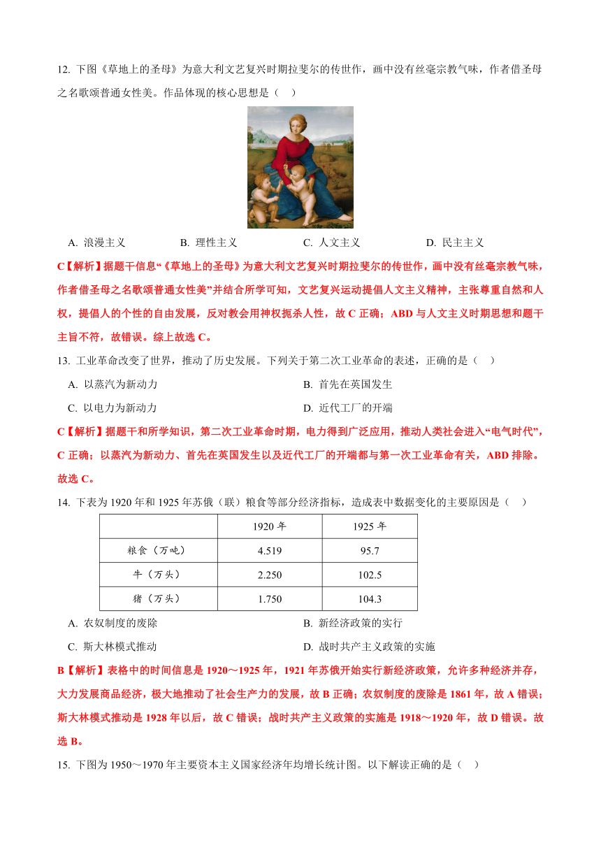 2021年广西壮族自治区百色市中考历史真题试卷（解析版）