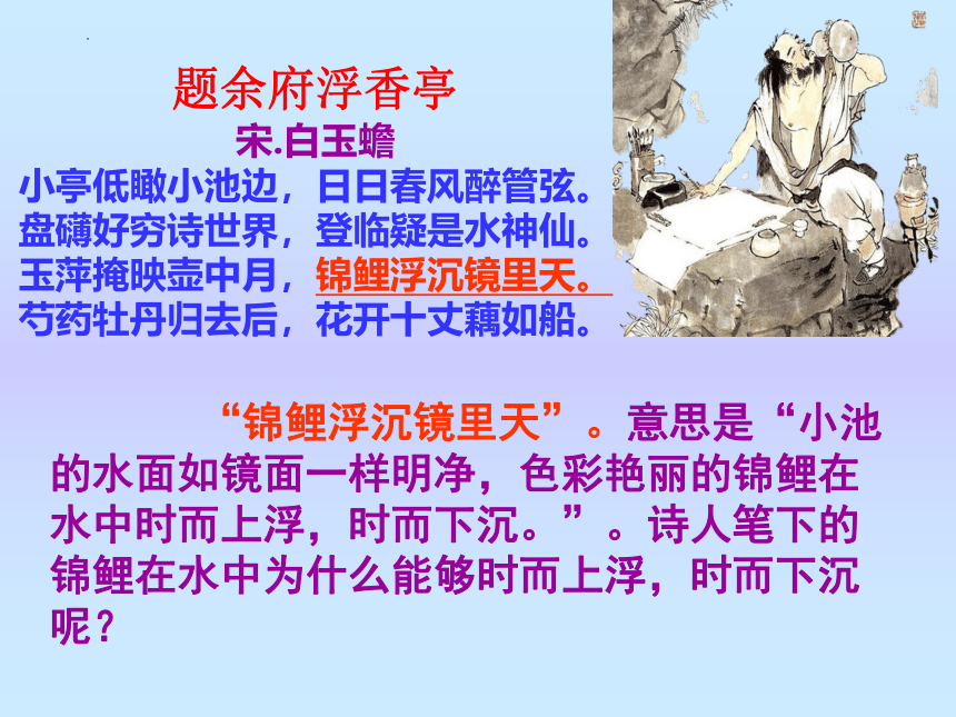 8.6《物体的沉浮条件》课件2021-2022学年北师大版八年级物理下册(共29张PPT)