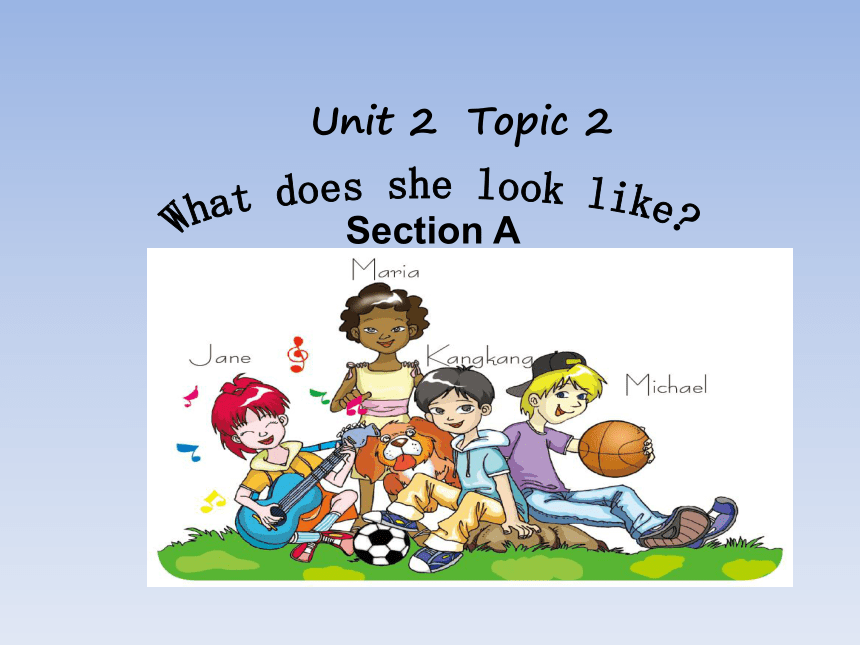 仁爱科普版七年级上册Unit 2 Looking different Topic 2 课件(共24张PPT)