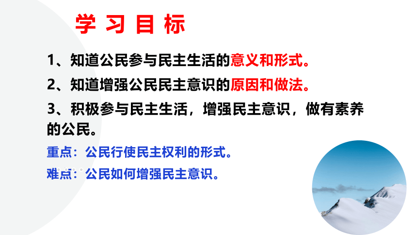 3.2   参与民主生活    课件(30张PPT)