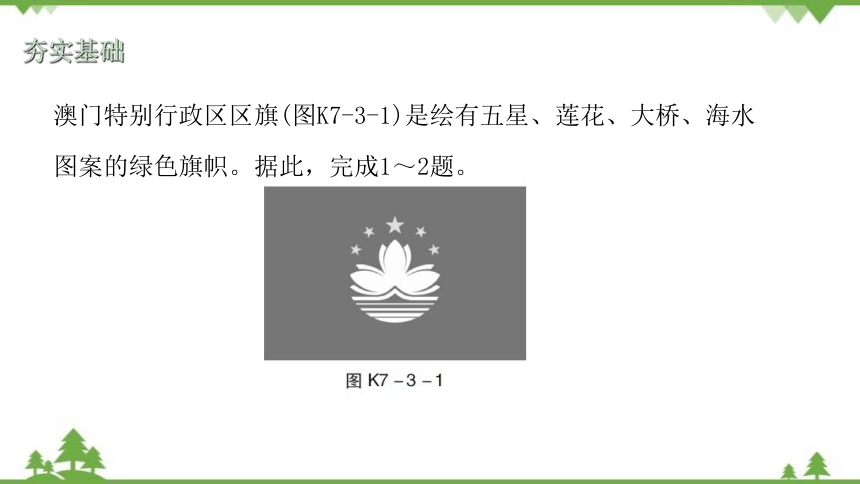 人教版地理八年级下册 第七章  第三节  “东方明珠”——香港和澳门  习题课件(共24张PPT)