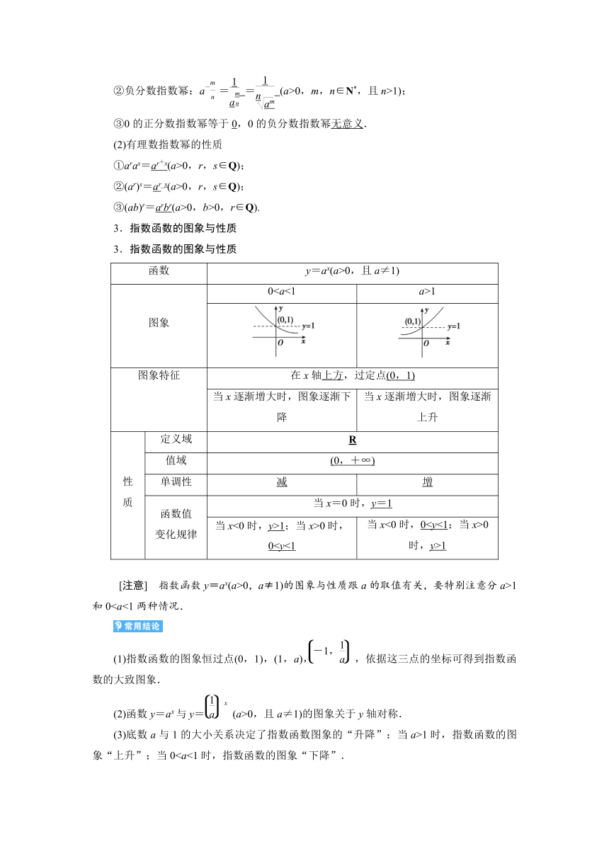 第三章第五节　指数函数（讲义含答案）