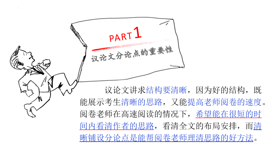 2024届高考语文作文备考：立足材料，打造分论点 课件（共31张PPT）