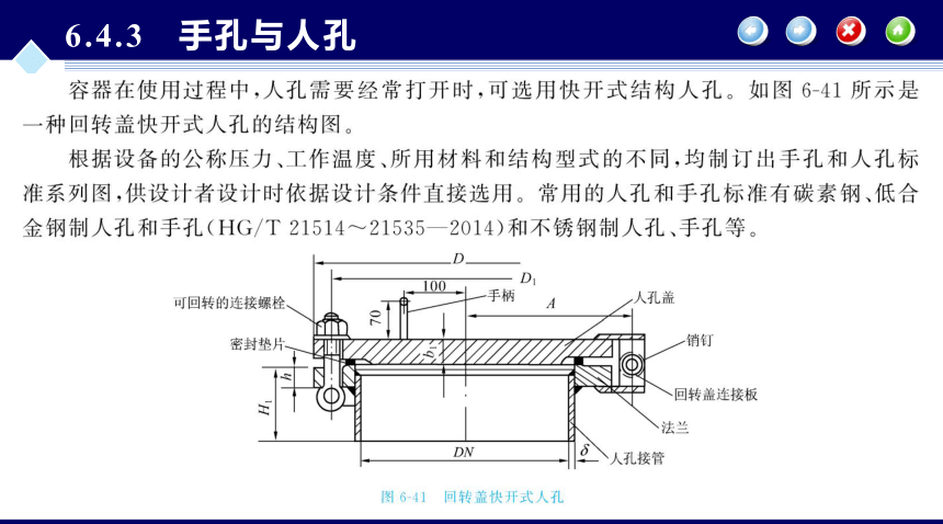 第6章 容器零部件_4 化工设备机械基础（第八版）（大连理工版） 同步课件(共38张PPT)