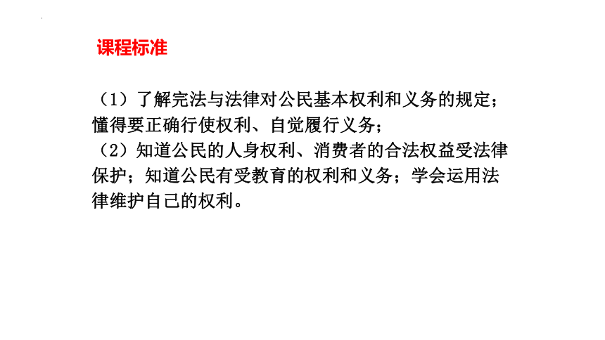 专题19 理解权利义务 课件(共67张PPT)-2024年中考道德与法治一轮复习全考点课件（全国通用）