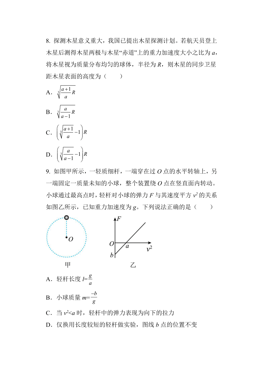 辽宁省六校协作体2022-2023学年高一下学期4月月考物理试题（含答案）