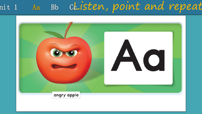 小学英语 oxford phonics（自然拼读）Unit 1 Aa Bb Cc  --Aa课件(共14张PPT)