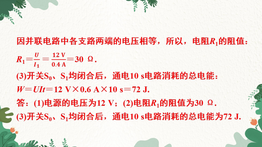 人教版物理九年级全册 专题五 计算题专题课件(共35张PPT)