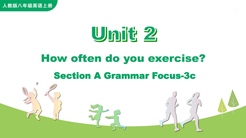 Unit 2  How often do you exercise Section A Grammar Focus-3c课件(共33张PPT)