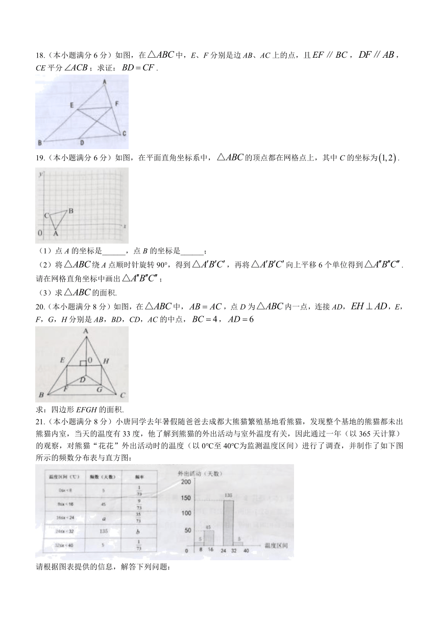 湖南省永州市零陵区2022-2023学年八年级下学期期末数学试题（无答案）