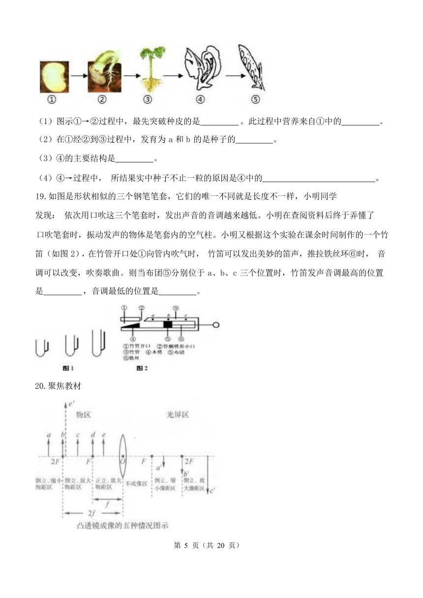 浙教版七年级下册期中测试模拟科学试卷（含解析 1-2章）