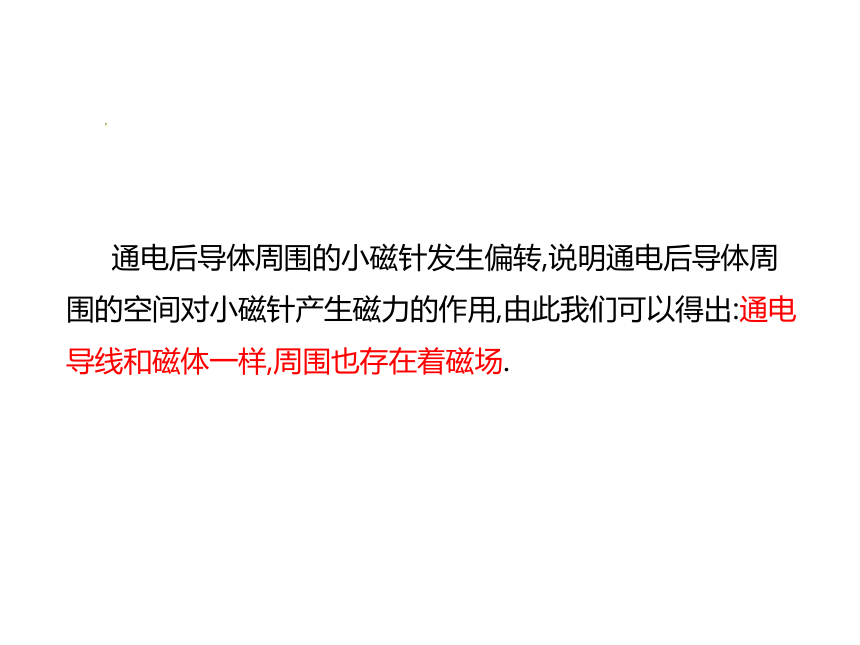 2021-2022学年度北师版九年级物理下册课件 第十四章 第3节 电流的磁场（20张PPT）